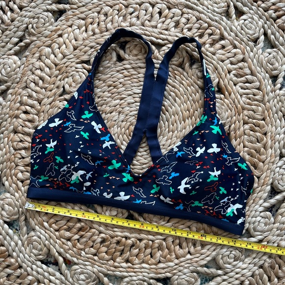 PATAGONIA Bird Print Bikini Swim Top, XL - Picture 6 of 9